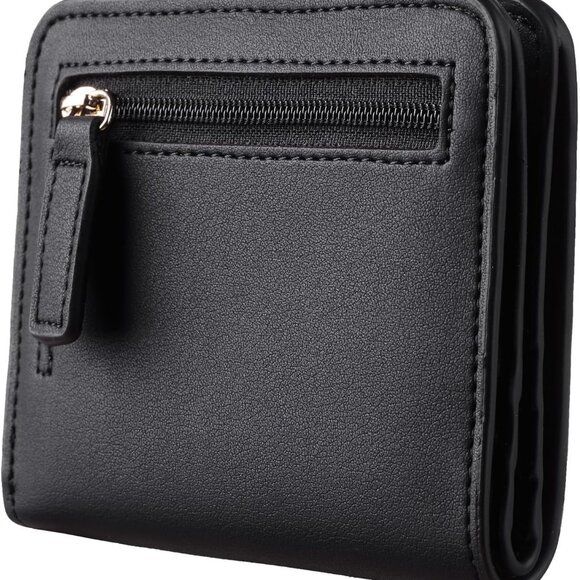 Compact Luxury Leather Wallet for Women: RFID Blocking & Organized Design - Picture 5 of 9